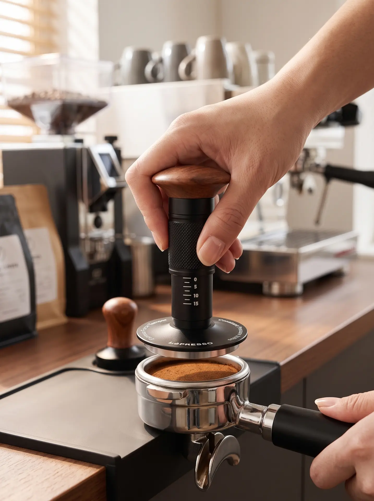 مكبس قهوة LePresso Impact Tamper – مقاس 58.5 مم