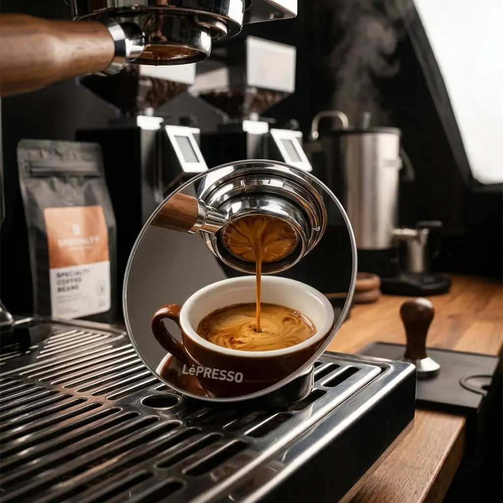 مرآة LePresso لمراقبة استخلاص الإسبريسو – دقة احترافية في كل جرعة